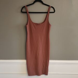 Forever 21 Brown Form Fitting Dress